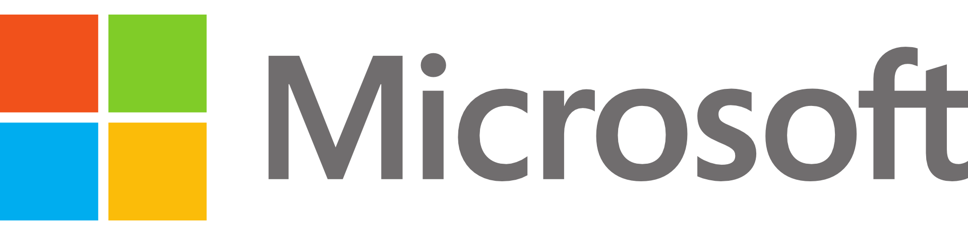 Microsoft Logo On A White Background